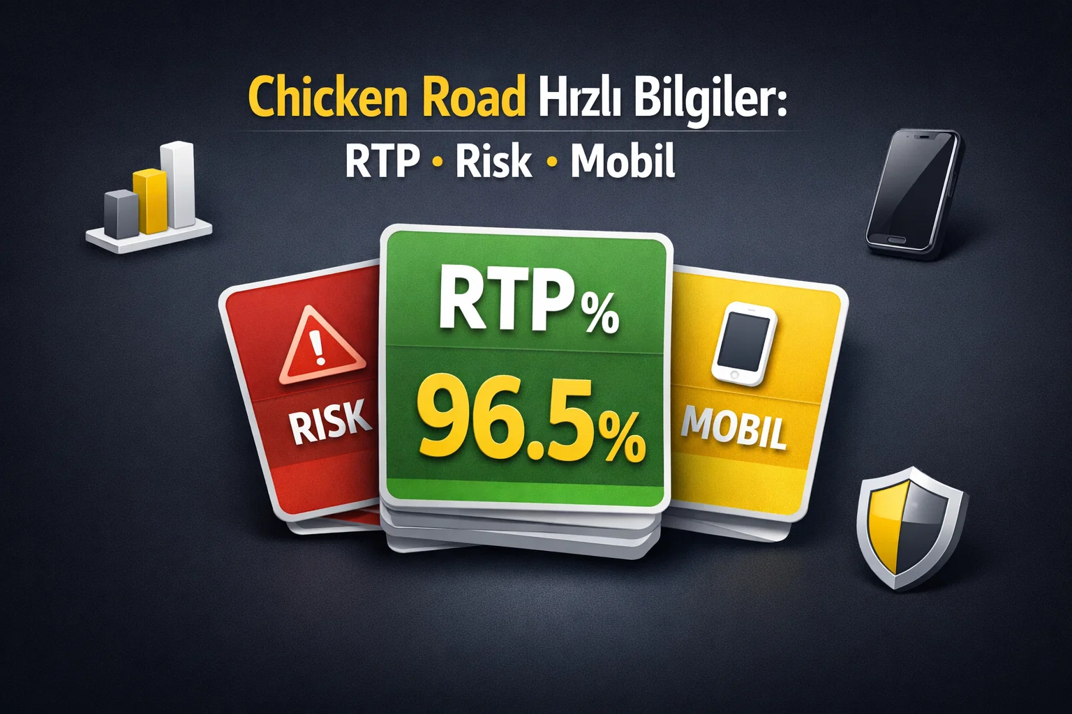 Chicken Road hizli bilgiler bolumu icin oyun istatistik kartlari